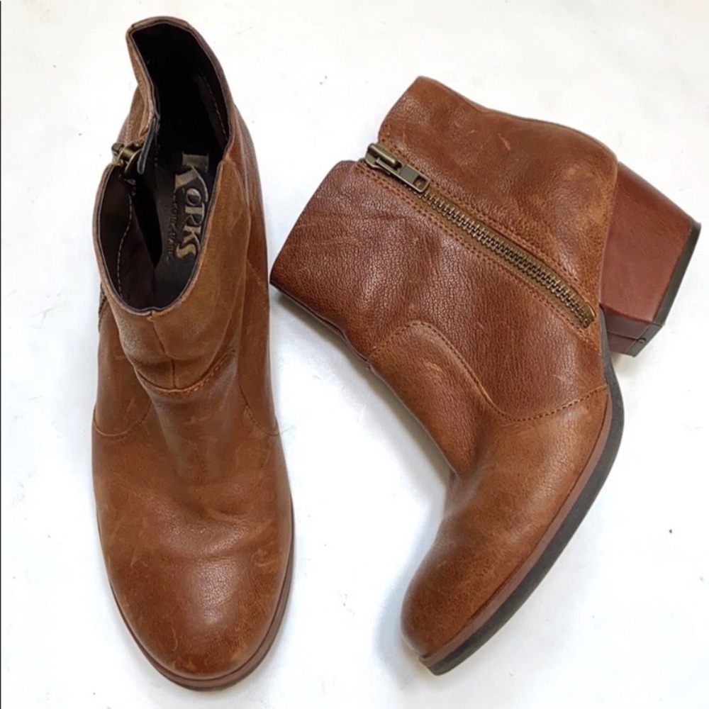 Kork-Ease Cooke Leather Booties